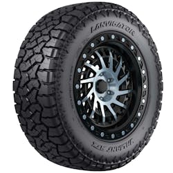 Part of the Lanvigator line, the Valiant RTX is a new rough-terrain tire that's available in 19 sizes. Part of the Lanvigator line, the Valiant RTX is a new rough-terrain tire that's available in 19 sizes.