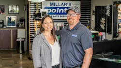 Ben Millar and his wife, Kyle, became the owners of Millar's Point S Tire and Auto in 2016. The family business has been a staple in the community for 65 years. Ben Millar and his wife, Kyle, became the owners of Millar's Point S Tire and Auto in 2016. The family business has been a staple in the community for 65 years.