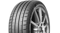 A Kumho tire that will be manufactured at the company's plant in Poland.