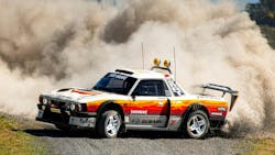 Pastrana raced through Sydney, Australia, in a screaming Vermont SportsCar-built, 670-horsepower, turbo-boosted four-wheel drive 1978 Subaru Brat, nicknamed “The Brataroo.” The car featured Yokohama’s 18-inch premium ADVAN A052® and ADVAN Apex® tires, depending on the stunt. Pastrana raced through Sydney, Australia, in a screaming Vermont SportsCar-built, 670-horsepower, turbo-boosted four-wheel drive 1978 Subaru Brat, nicknamed “The Brataroo.” The car featured Yokohama’s 18-inch premium ADVAN A052® and ADVAN Apex® tires, depending on the stunt.