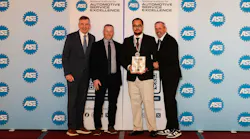 Zachary Borden was recently honored at an awards ceremony held by the National Institute for Automotive Service Excellence.