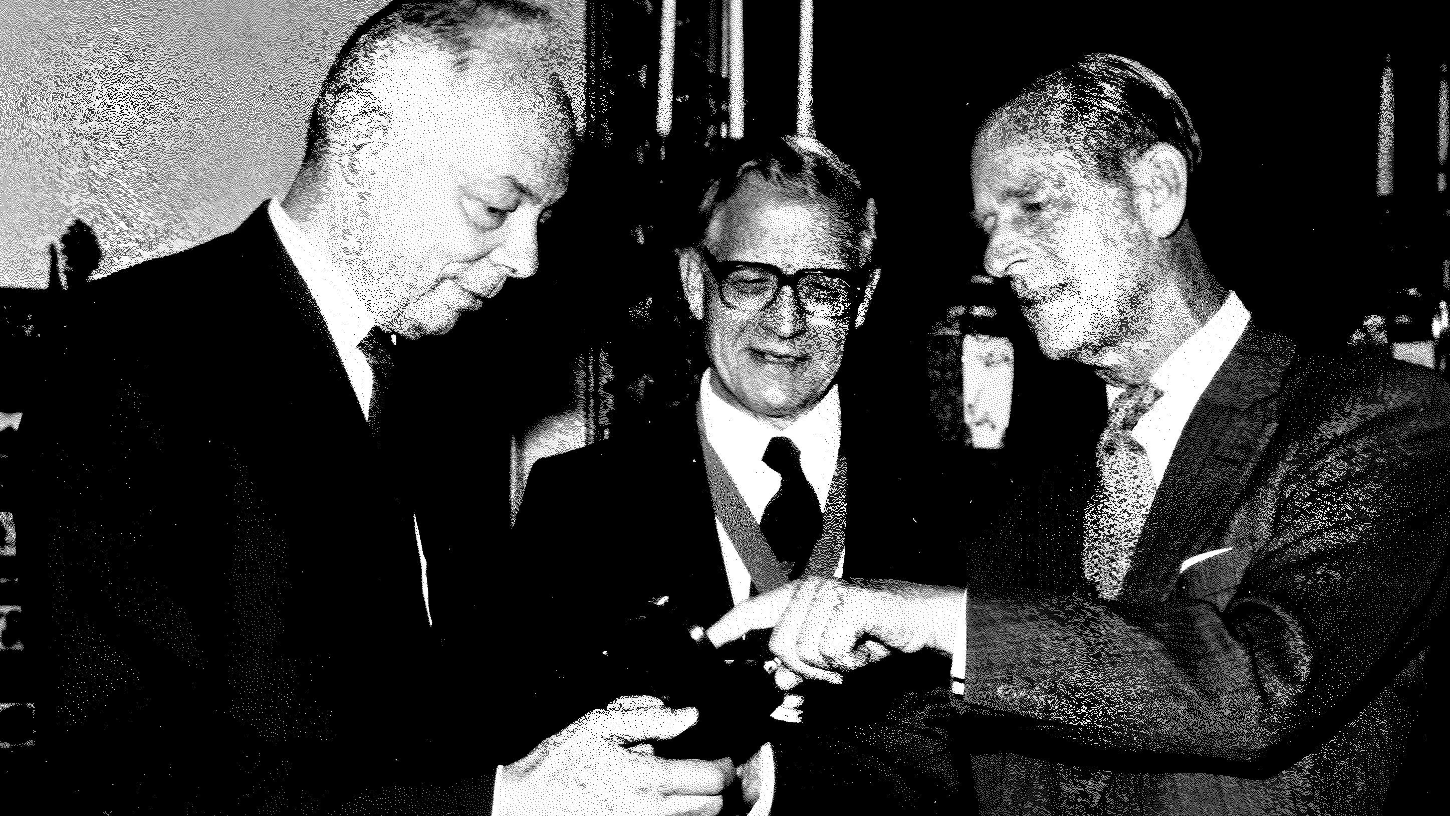 The ultimate goal of economic development, said Francois Michelin (pictured, left), &ldquo;is to show man that there is something that transcends him.&rdquo;