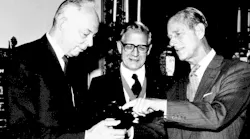 The ultimate goal of economic development, said Francois Michelin (pictured, left), “is to show man that there is something that transcends him.”