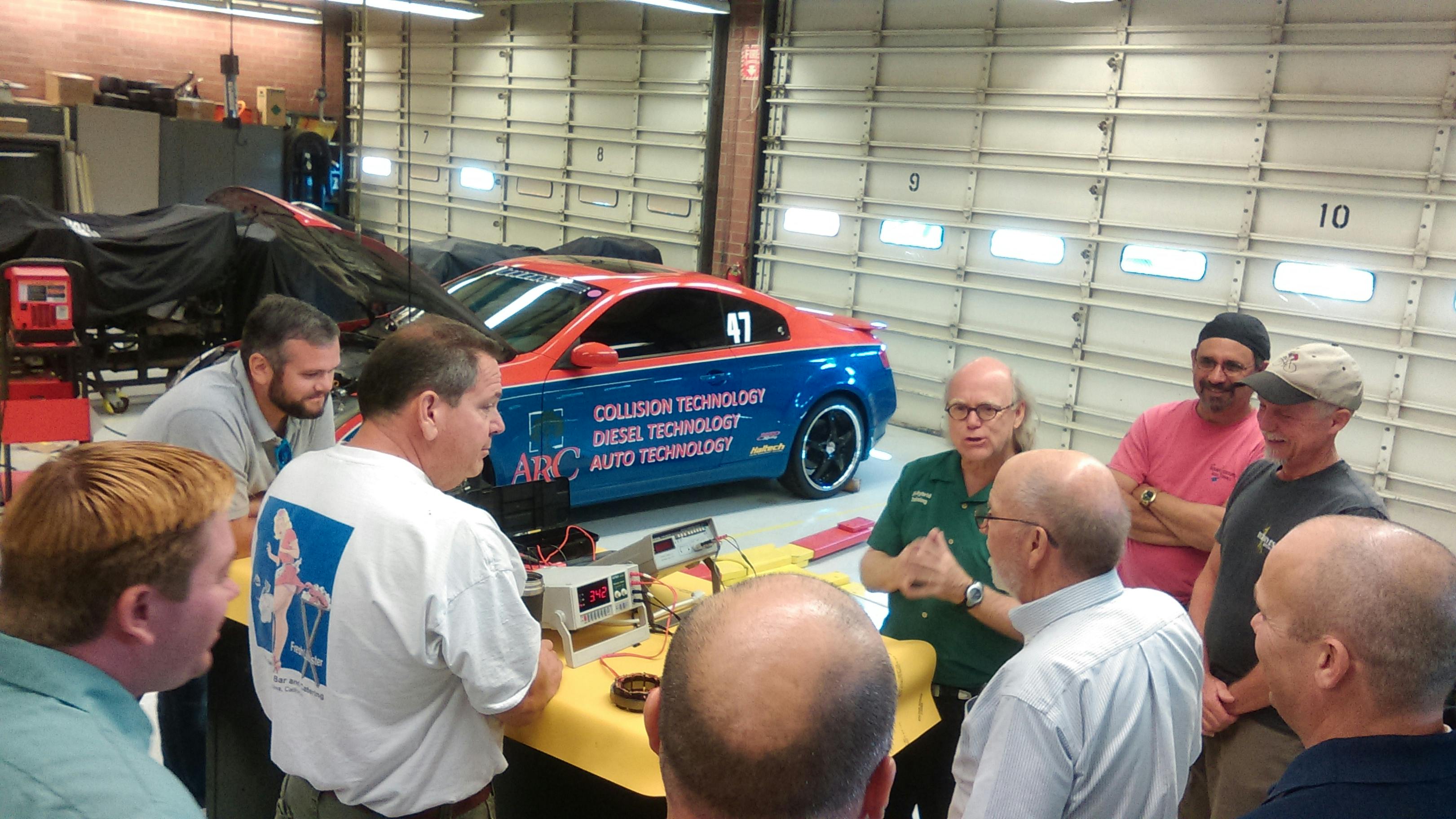 'I have been helping shops for over 30 years advance their technician's knowledge by holding hands-on classes,' says Van Batenburg.