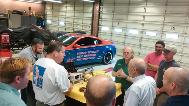 'I have been helping shops for over 30 years advance their technician's knowledge by holding hands-on classes,' says Van Batenburg.