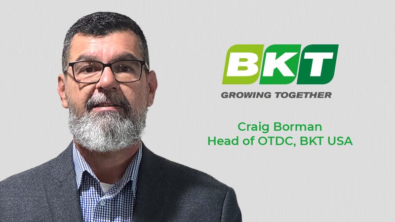 Borman (pictured) will strengthen BKT&rsquo;s relationships 'with existing partners' and will cultivate 'new and sustainable collaborations, while highlighting the high-quality and cutting-edge technology of BKT tires,' say BKT officials.