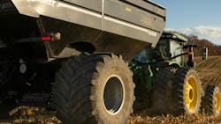 'We want to build U.S. tires for the U.S. market to be able to maintain the service levels that our dealers and our producers have come to know,' says Jamey Smart, vice president, North America, Firestone Ag. 'We want to build U.S. tires for the U.S. market to be able to maintain the service levels that our dealers and our producers have come to know,' says Jamey Smart, vice president, North America, Firestone Ag.