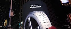 Continental Tires South America shut down one of the largest screens in Times Square for five minutes on Dec. 19, 2025, as part of its “Life Invites You – Go with Continental Tires” campaign. Continental Tires South America shut down one of the largest screens in Times Square for five minutes on Dec. 19, 2025, as part of its “Life Invites You – Go with Continental Tires” campaign.