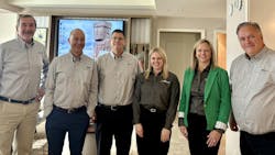 'We've heard from our customers that our brands, Prinx and Fortune, are becoming a huge part of their assortment,' said Mark Chandler, vice president, supply chain, Prinx Chengshan Tire North America (pictured far left, with other members of the company's management team.) 'We've heard from our customers that our brands, Prinx and Fortune, are becoming a huge part of their assortment,' said Mark Chandler, vice president, supply chain, Prinx Chengshan Tire North America (pictured far left, with other members of the company's management team.)