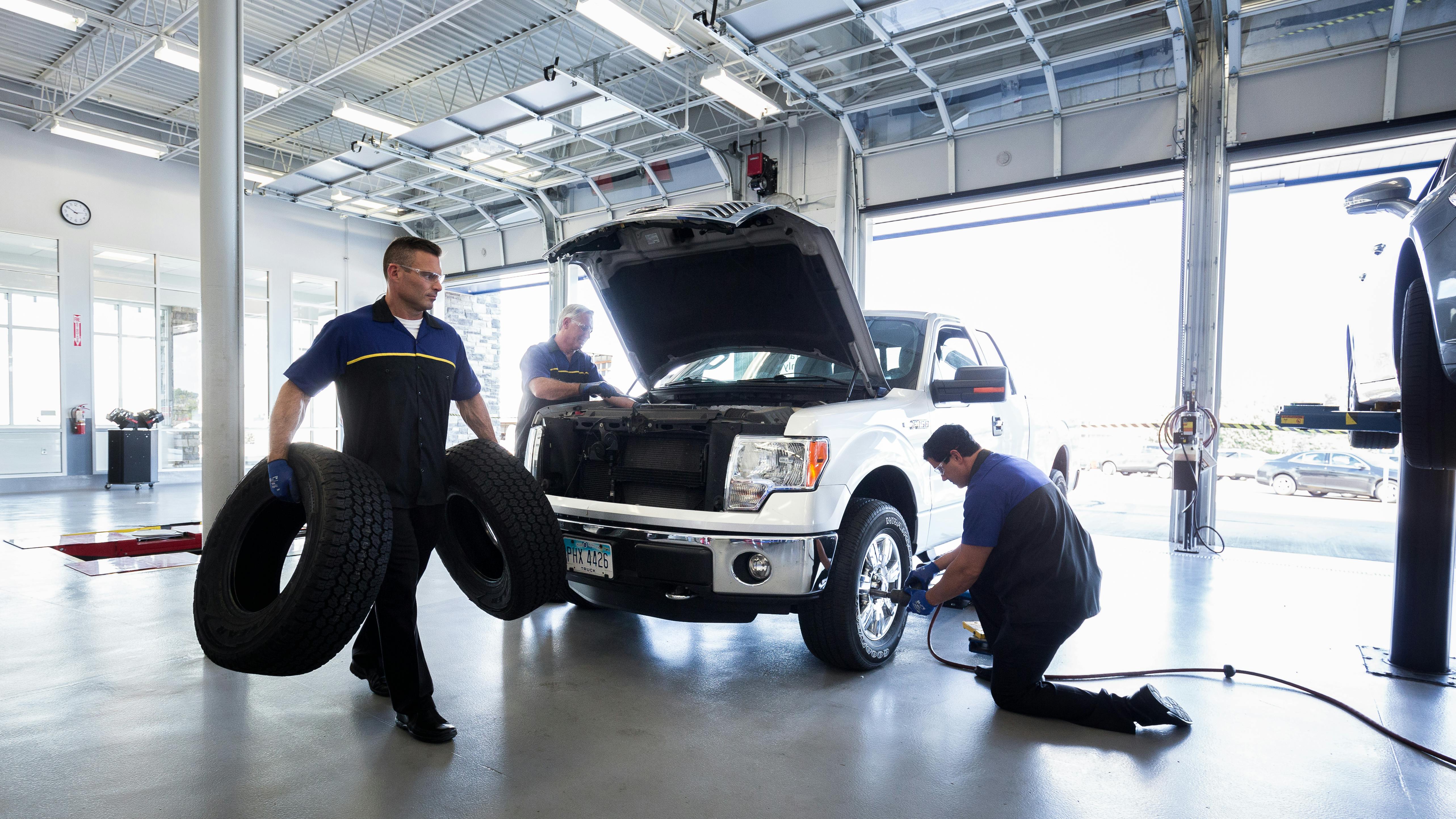Two tire manufacturers in the United States, Goodyear Tire & Rubber Co. and Bridgestone Americas Inc., operate company-owned retail tire stores.