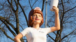 Some Tire Giants have found new vocations. This one now sells milkshakes! Some Tire Giants have found new vocations. This one now sells milkshakes!