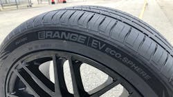 'For every ERANGE EV tire sold in North America, two pounds of plastic and debris were removed from oceans, rivers and coastlines,' say Sailun Tire Americas officials. 'For every ERANGE EV tire sold in North America, two pounds of plastic and debris were removed from oceans, rivers and coastlines,' say Sailun Tire Americas officials.