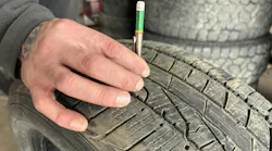 Once a passenger tire reaches below the legal limit of a 2/32-inch tread depth, wear can extend to the tire's body and can severely impact traction and handling, according to Kevin Rohlwing, chief technical officer for the Tire Industry Association.
