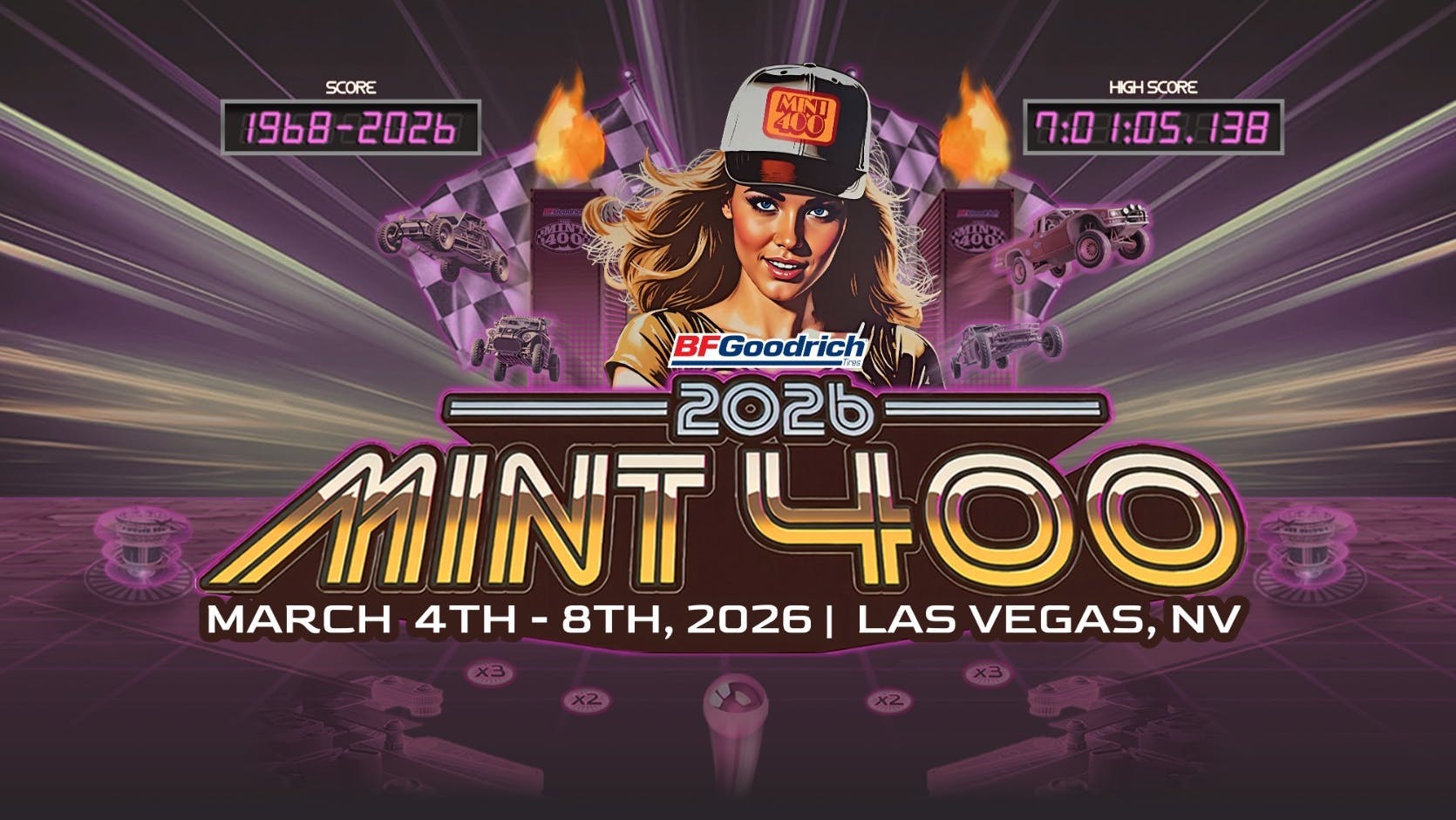 Since earning its first Mint 400 overall victory in 1986, BFGoodrich officials say its teams have won the championship 'more times than any other tire brand.' The brand became the race's title sponsor in 2018.