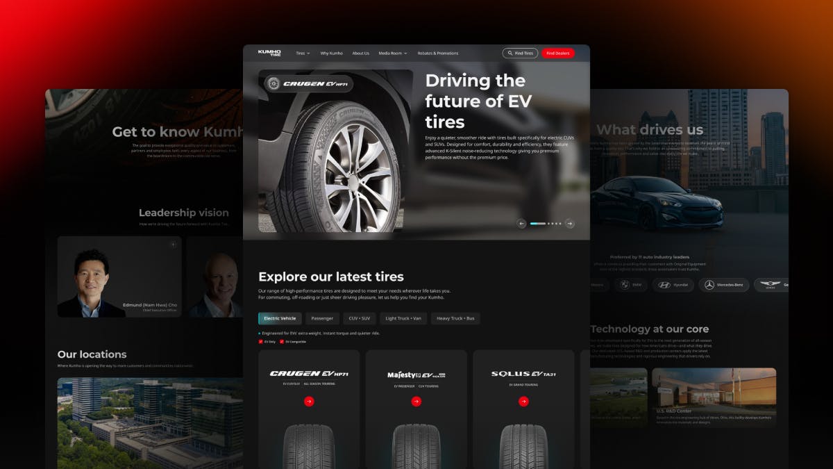 Kumho Tire U.S.A. website