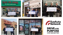 'Drive With Purpose is a platform in which we can support our local communities every day,' says Tony Puckett, Sun Auto Tire & Service CEO. 'Drive With Purpose is a platform in which we can support our local communities every day,' says Tony Puckett, Sun Auto Tire & Service CEO.