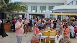 Chris Charity, senior vice president of sales and marketing for Continental Tire the Americas LLC said, “We've got a representation of about 765 GOLD dealers from across the country' at this week's Continental GOLD meeting in Mexico. Chris Charity, senior vice president of sales and marketing for Continental Tire the Americas LLC said, “We've got a representation of about 765 GOLD dealers from across the country' at this week's Continental GOLD meeting in Mexico.