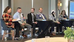 Truckers Against Trafficking (TAT) led a panel discussion about the current state of human trafficking across the nation. Truckers Against Trafficking (TAT) led a panel discussion about the current state of human trafficking across the nation.