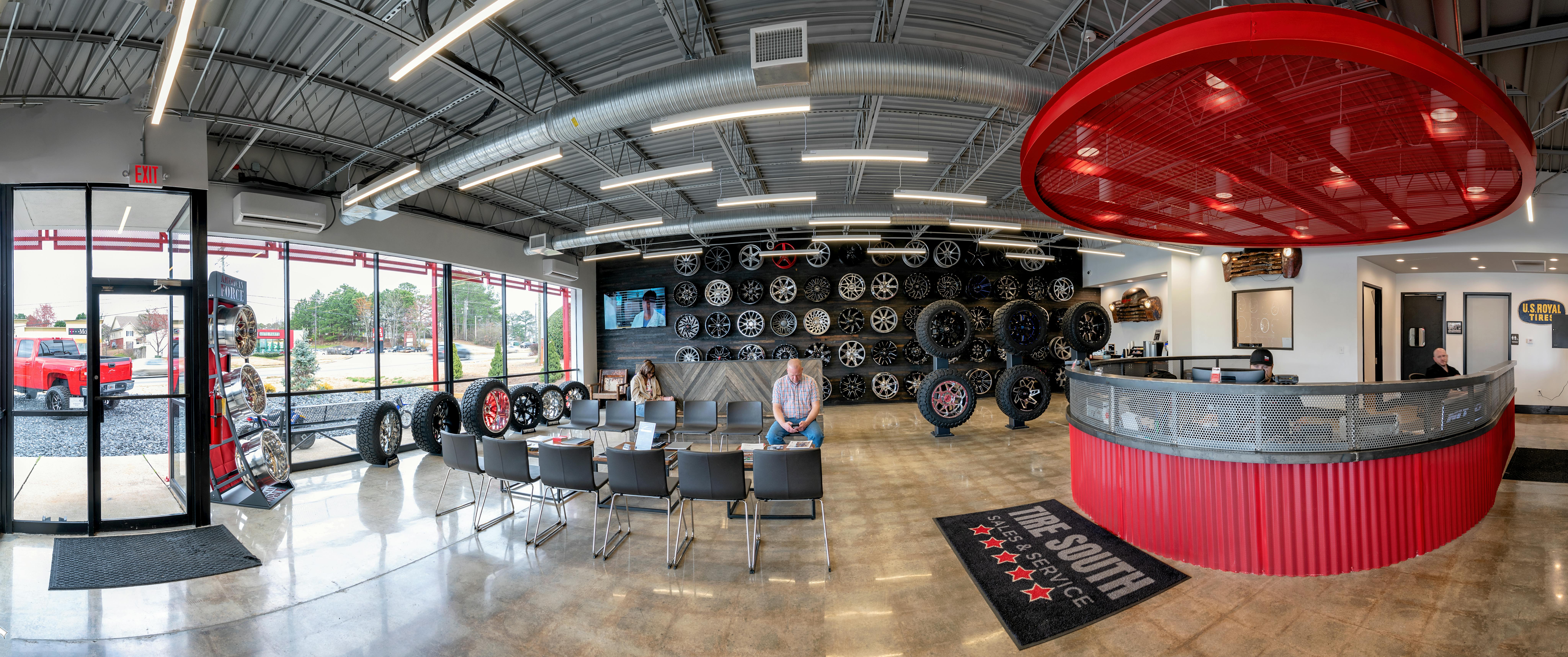 'All of our showrooms have wheels and tires on display,' says Michael Spencer, co-owner of TireSouth Inc., which is based in the Atlanta, Ga., area.