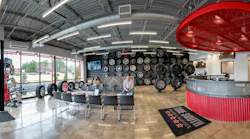'All of our showrooms have wheels and tires on display,' says Michael Spencer, co-owner of TireSouth Inc., which is based in the Atlanta, Ga., area.