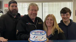 The Gallogly family, (from left to right) Joe Gallogly Jr., Joe Gallogly, Kat Gallogly and James Gallogly, celebrated the dealership's 89th anniversary last year.