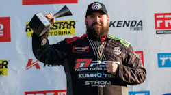 Racing on Kumho Ecsta V730 tires, Jack Shanahan placed third at round one of the Formula DRIFT PRO Championship on Saturday, April 11.