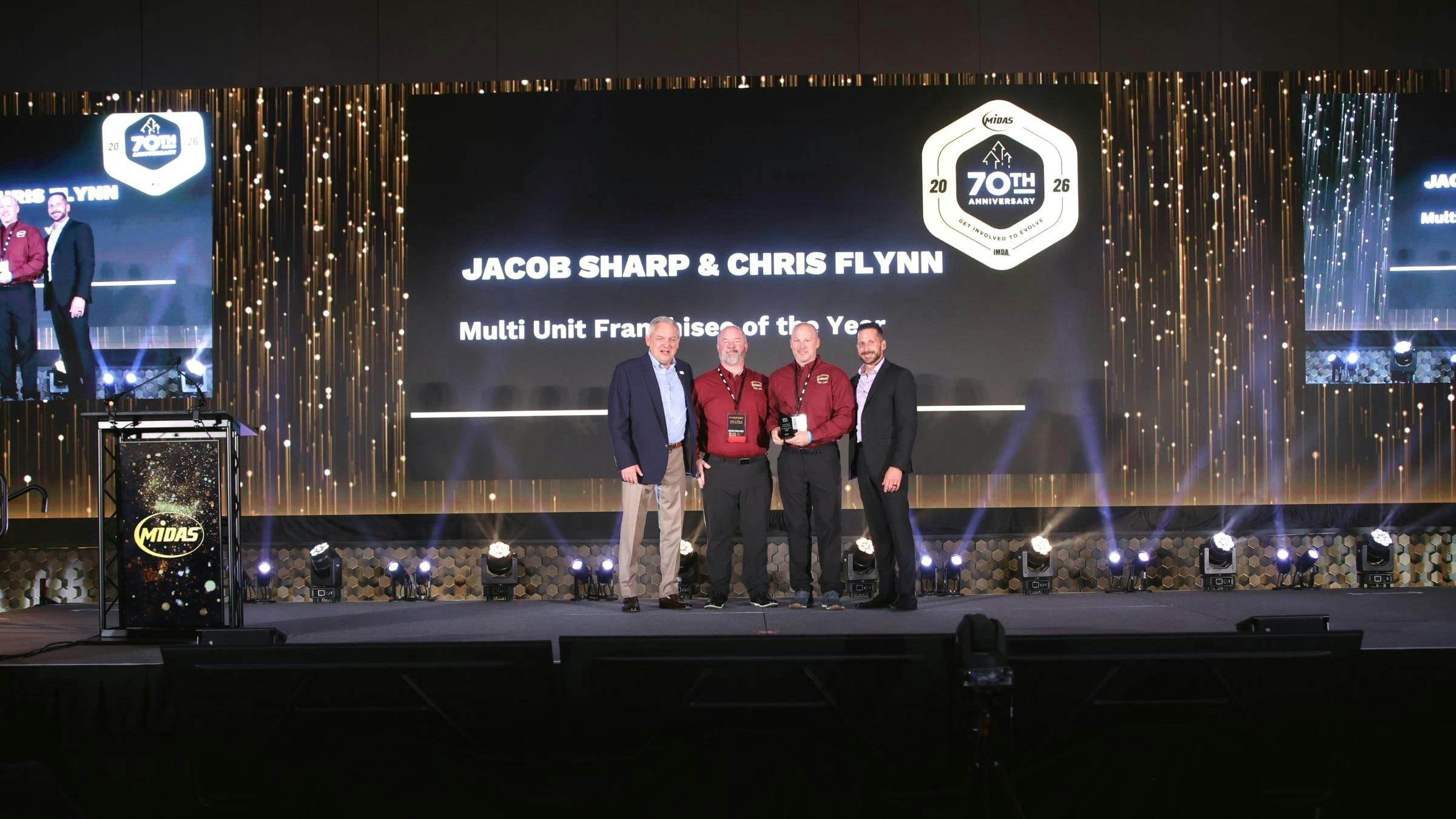 Top performers were recognized at Midas International's recent convention.