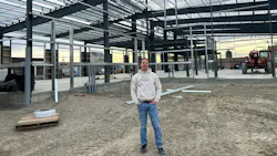 Ryan Anderson, president of Montana Tire Distributors and Montana Tire & Alignment, stands on the site of what will be Montana Tire & Alignment's new retail store, which is under construction. Ryan Anderson, president of Montana Tire Distributors and Montana Tire & Alignment, stands on the site of what will be Montana Tire & Alignment's new retail store, which is under construction.