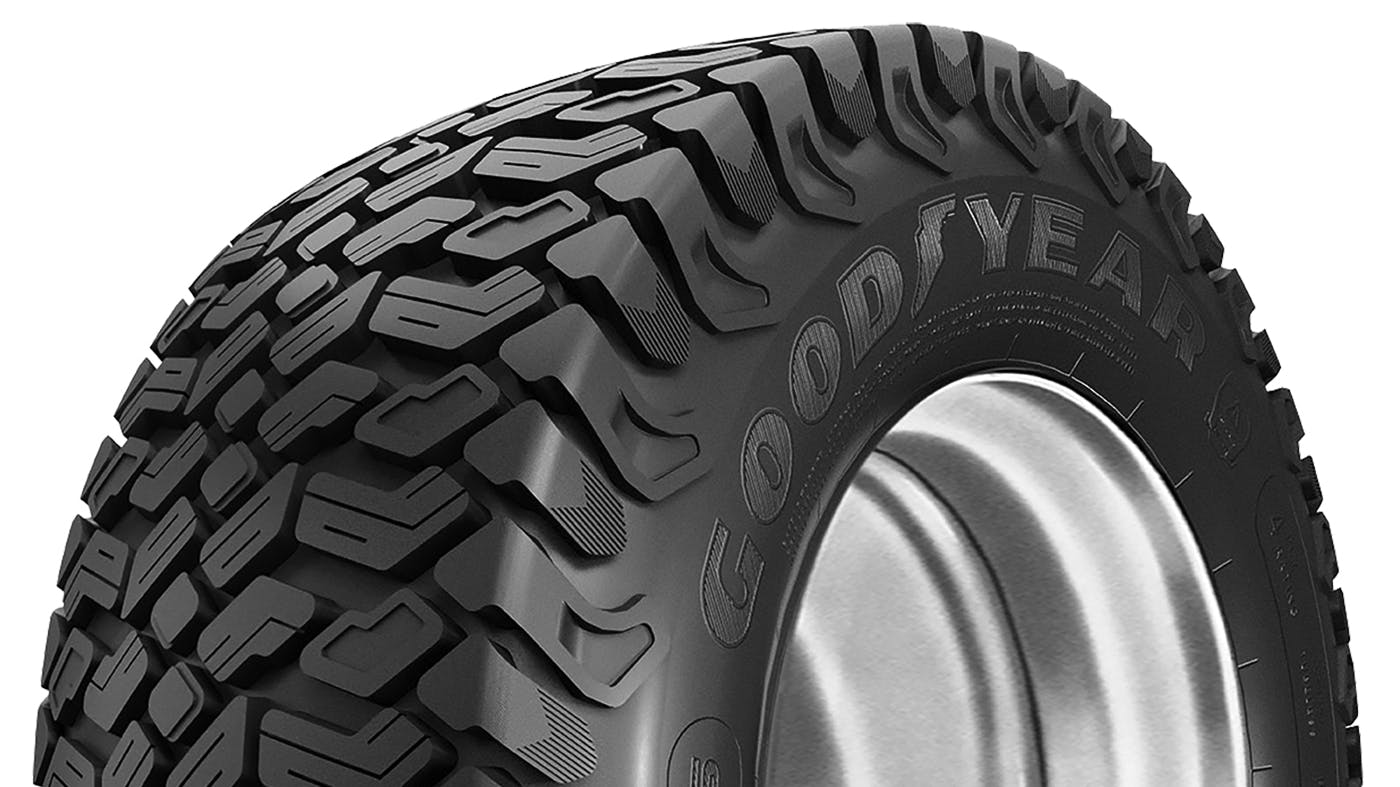 The new Goodyear Softrac Pro (pictured) and Goodyear Softrac 'have been vigorously tested by several OEMs,' say Titan International LLC officials.