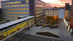 Goodyear Tire & Ruber Co. intends to shutter its Fayetteville, N.C., factory, which opened in 1969, by the end of 2027. (Pictured, Goodyear's global headquarters in Akron, Ohio.) Goodyear Tire & Ruber Co. intends to shutter its Fayetteville, N.C., factory, which opened in 1969, by the end of 2027. (Pictured, Goodyear's global headquarters in Akron, Ohio.)