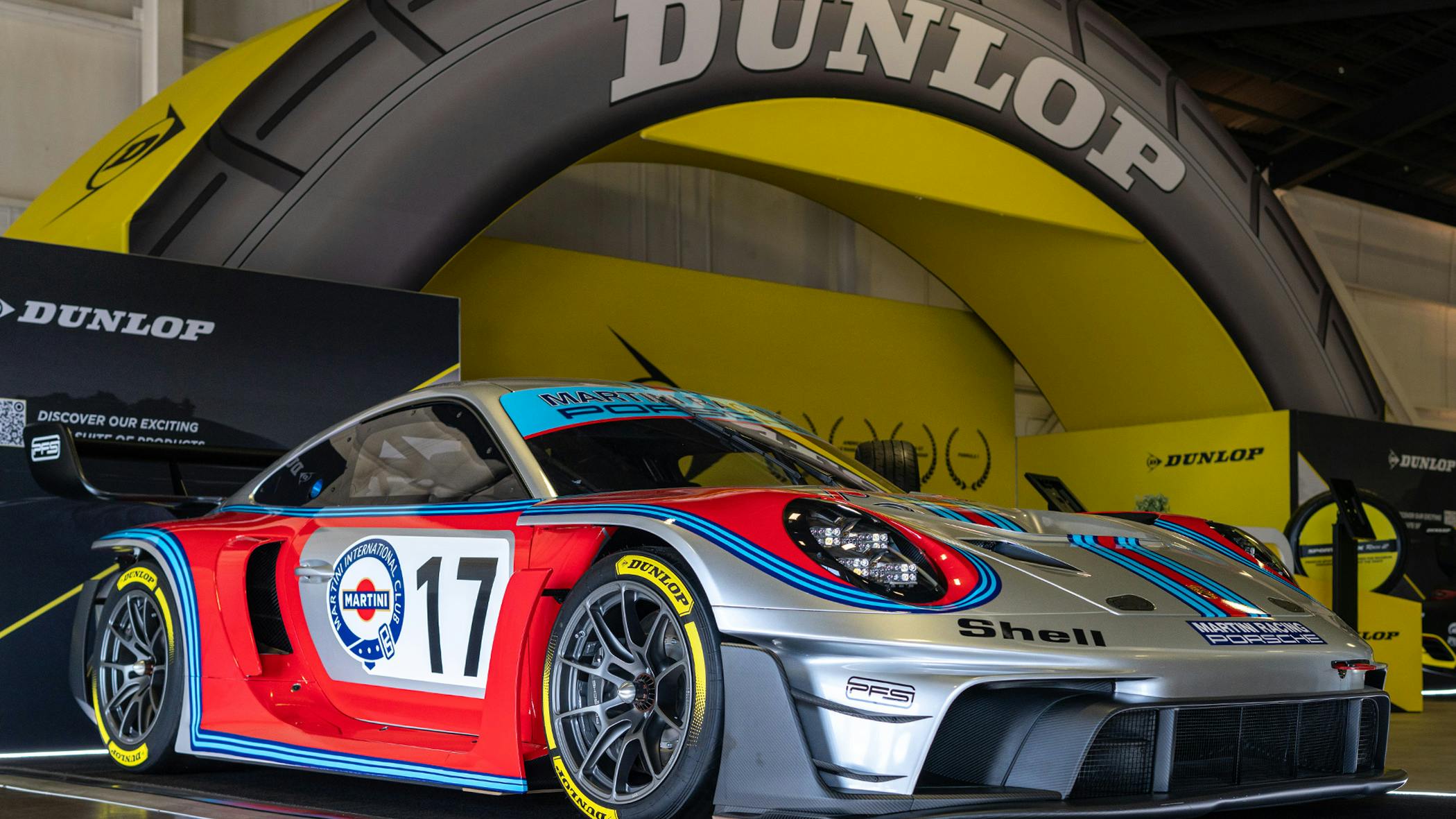 'Dunlop&rsquo;s presence at Air|Water reflected the brand&rsquo;s deep connection to motorsports, performance engineering and premium automotive culture,' say Dunlop Tires North America officials.