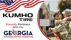 'At Kumho Tire U.S.A., we believe that doing business in America means giving back to America,' saus Edmund Cho, the company's CEO. 'At Kumho Tire U.S.A., we believe that doing business in America means giving back to America,' saus Edmund Cho, the company's CEO.