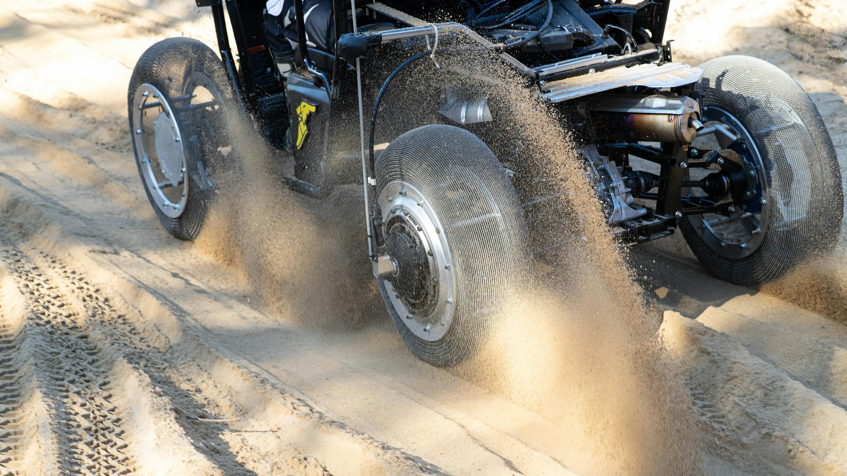 Outpost's Pegasus Lunar Terrain Vehicle will ride on tires supplied by Goodyear Tire & Rubber Co.