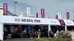 According to Nexen Tire America officials, the new warehouse enables the company's Canadian division 'to hold local inventory year-round.' (Pictured, Nexen's 2025 SEMA Show booth.)