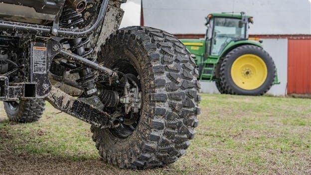 &ldquo;CrossTrax reflects who Titan is, a tire manufacturer with boots on the ground, staying close to our dealers and customers,&rdquo; says Todd Hinson, powersports product manager for the Titan Specialty Division.