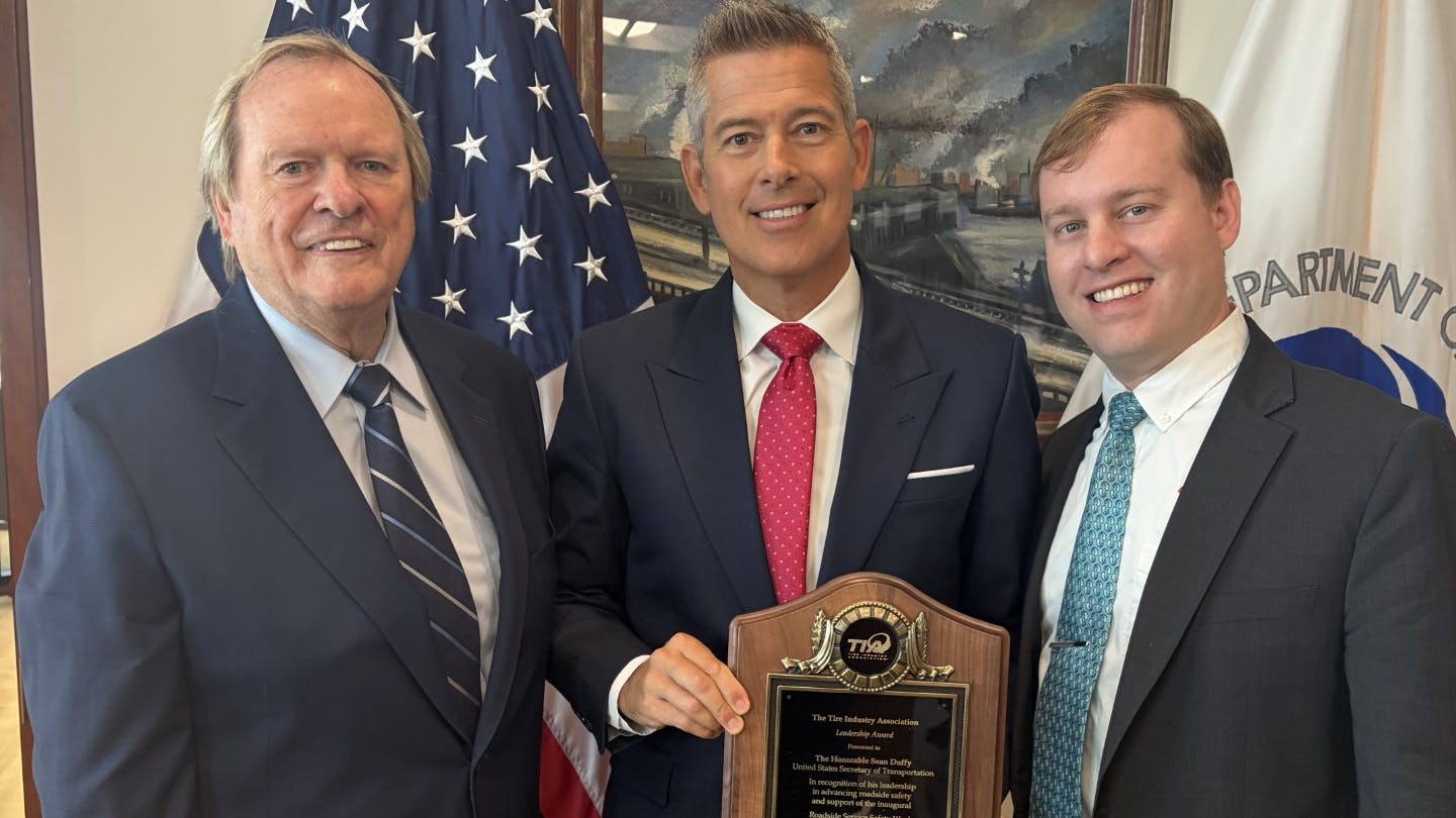 'It is important that TIA continues to engage directly with policymakers on issues that impact both our members and the motoring public,' says Dick Gust (pictured, left), CEO of the Tire Industry Association.