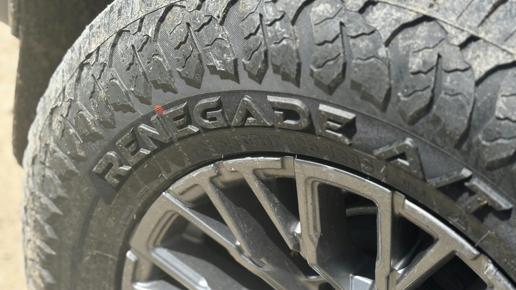 The new Renegade A/T from Radar Tires is available now in a number of popular sizes for light trucks and SUVs. Nearly 90 sizes will be available by the end of 2026.