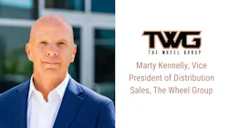 Marty Kennelly (pictured) joins The Wheel Group as vice president, distribution sales.
