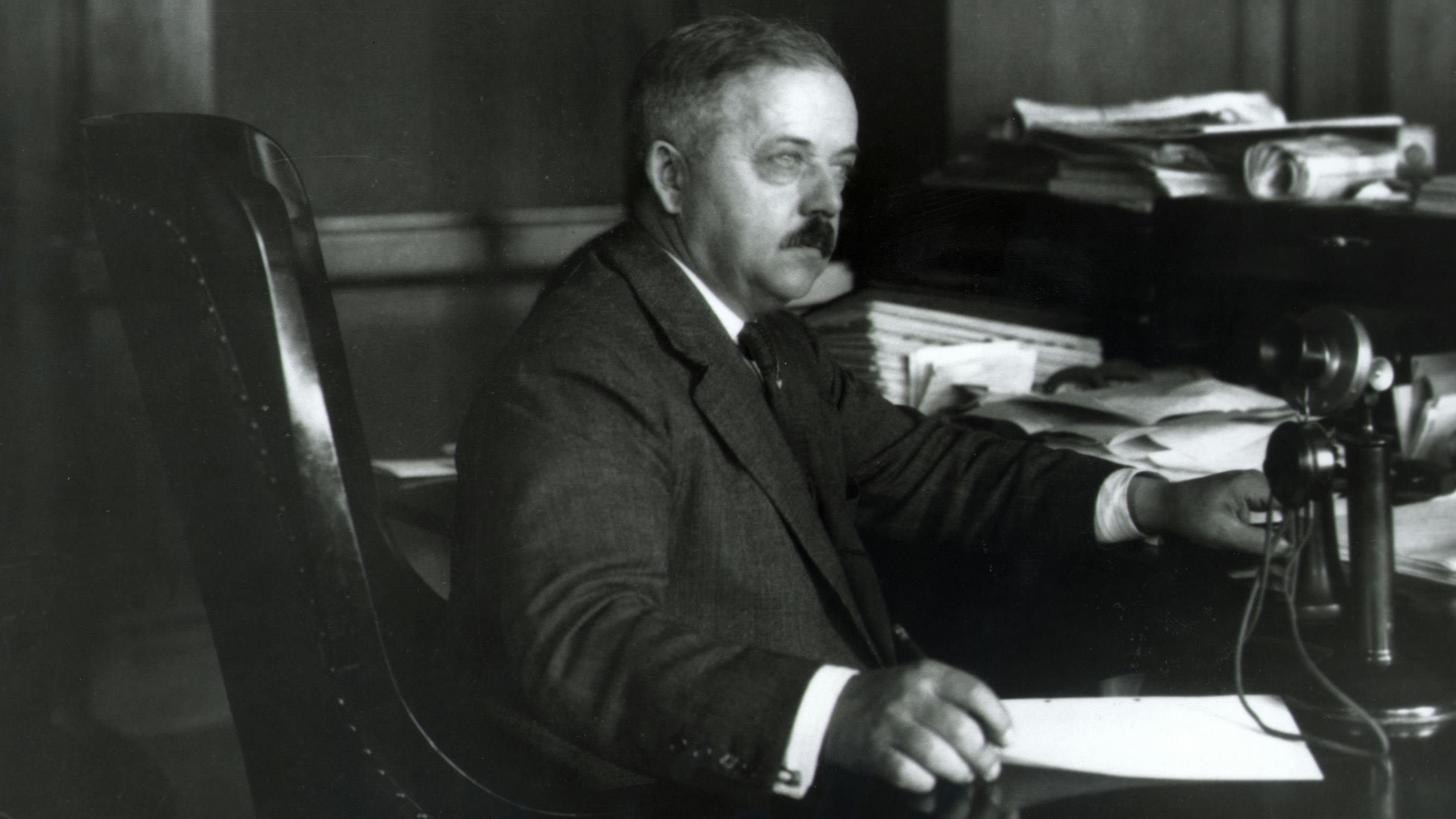'The many admirers of F.A. Seiberling trust that his judgement and his ability will be reflected in tire industry affairs for years to come,' wrote Jerome Shaw in the May 1938 edition of MTD.