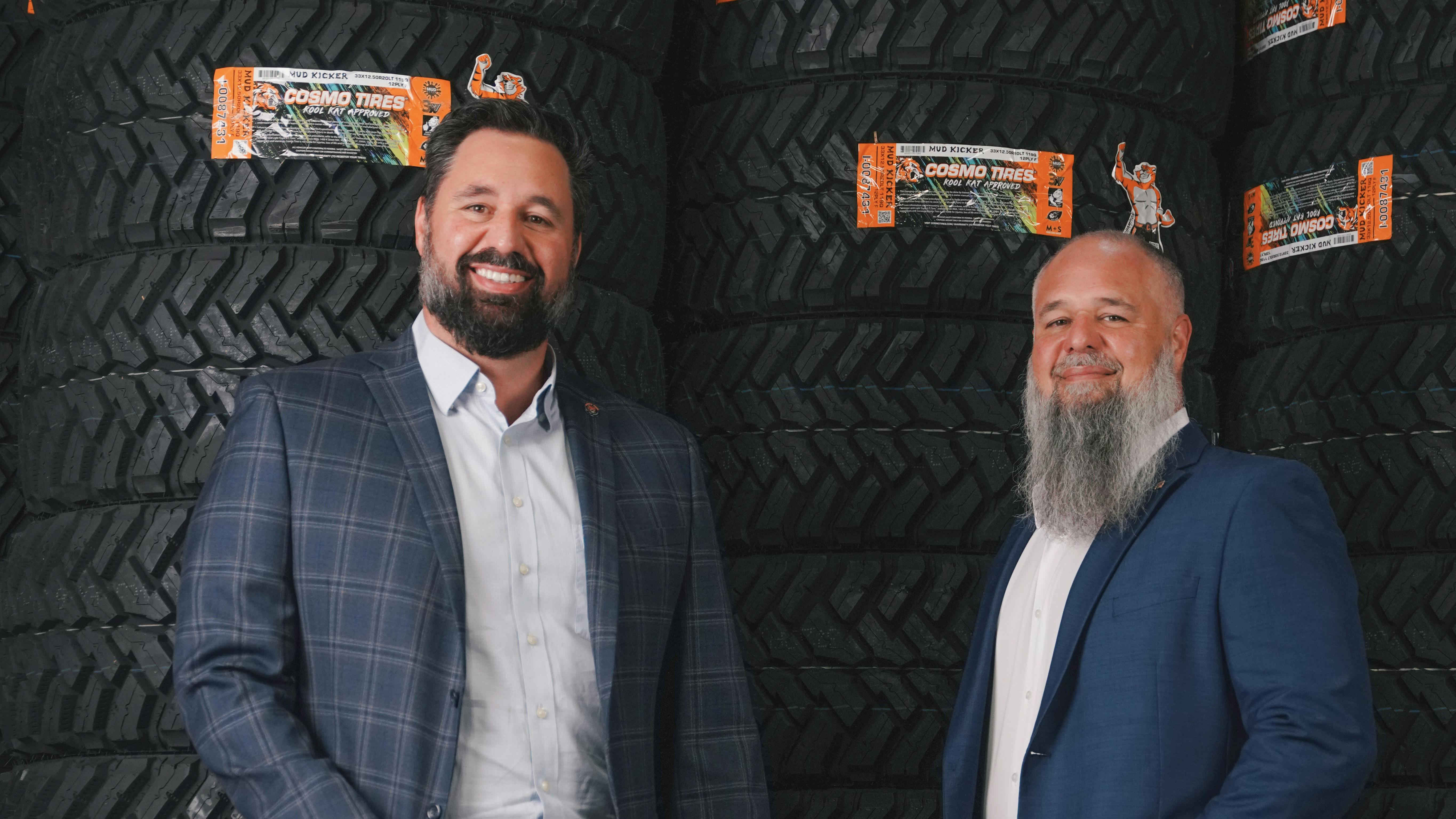 'The enthusiasm behind Cosmo - both within our organization and outside the organization - is really the driving force,' says Tony Gonzalez, CEO of Tire Group International LLC (pictured right, with TGI President Joaquin Gonzalez.)