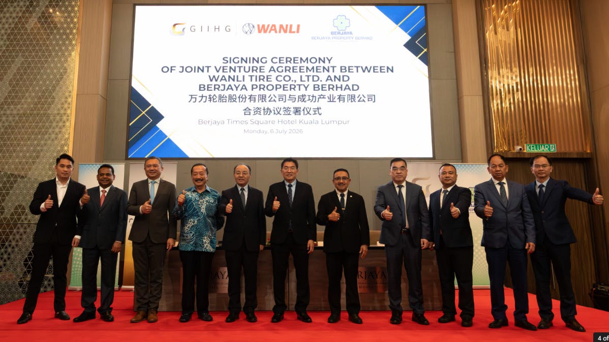 Wanli Tire Co. Ltd. and Berjaya Property executives