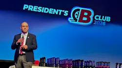 The market for tire dealership acquisitions 'is very attractive right now,' said Joe Buscaglia, CEO of Big Brand Tire & Service (pictured at Big Brand Tire & Service's President's Club event, held this past April in Las Vegas, Nev.)
