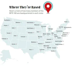 MTD 100 Map