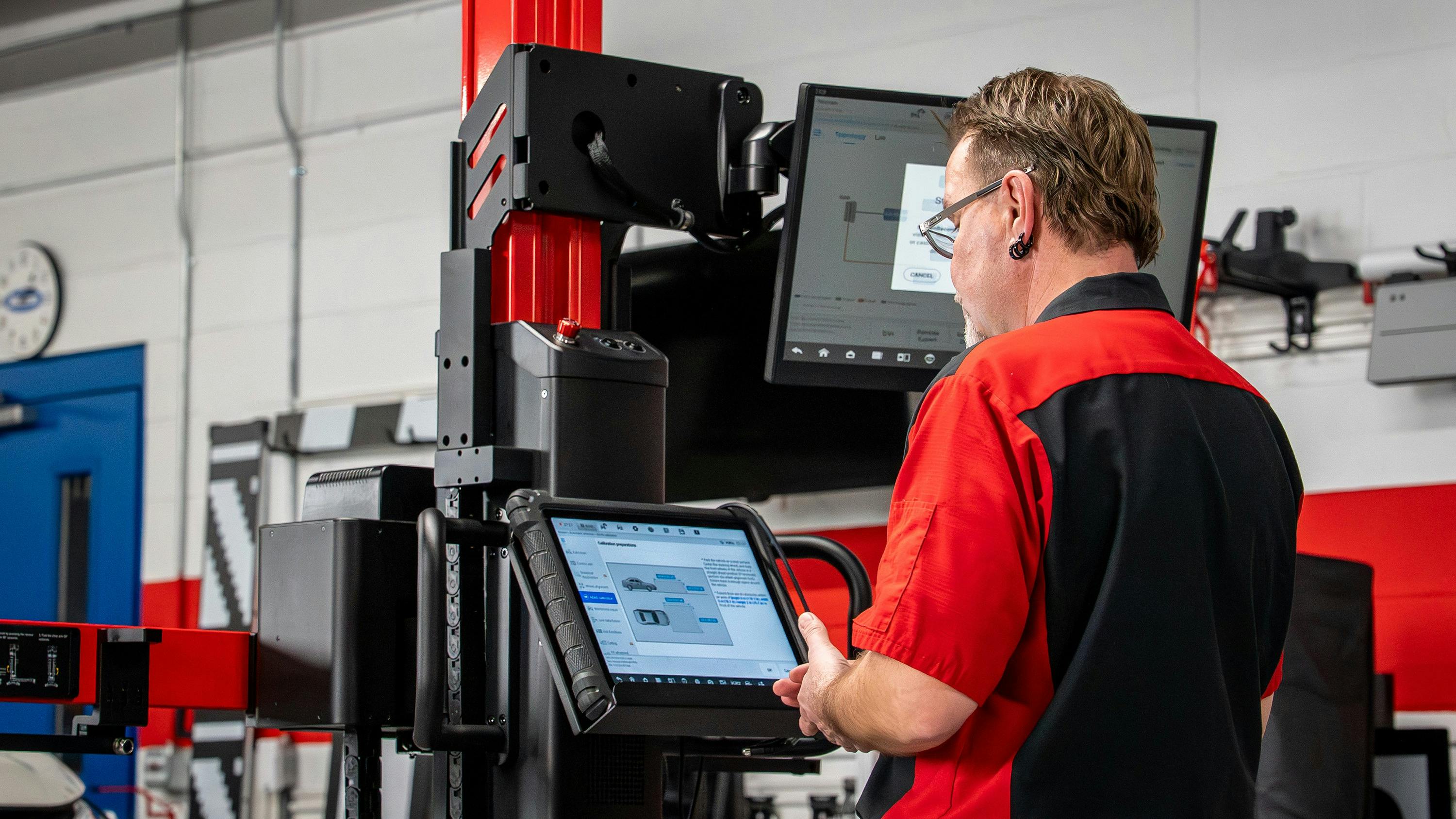 'One of the biggest trends in ADAS calibration equipment is the industry&rsquo;s growing focus on identifying required calibrations tied to common repair procedures like wheel alignments, steering and suspension work,' says Stew Peregrine, senior executive of ADAS, Autel North America.