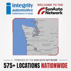 'The addition of Integrity Automotive strengthens our presence in a market where we see long-term opportunity and strong alignment with our customer service philosophy,' says Scott Damico, regional vice president of operations, Sun Auto Tire & Service.