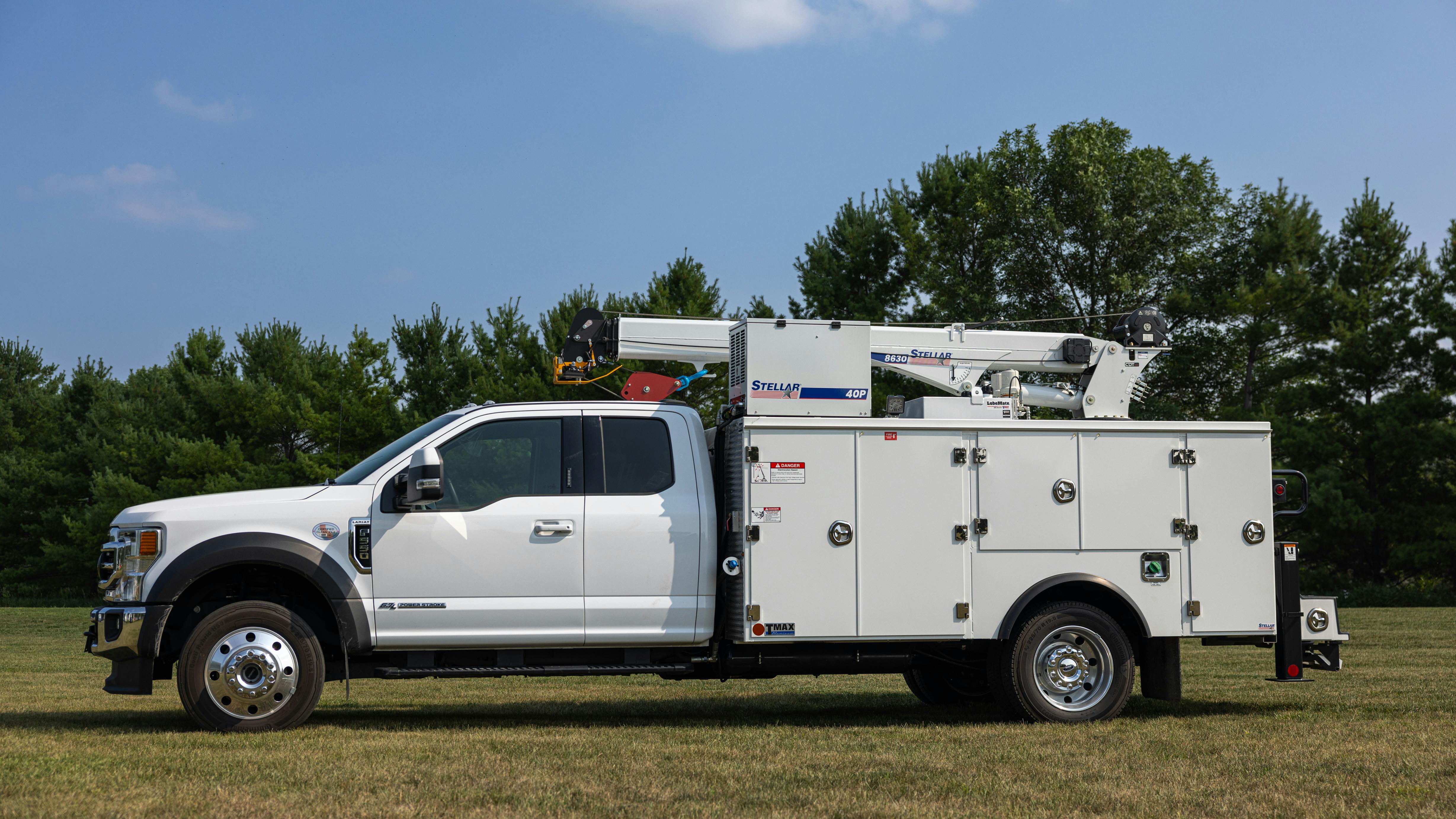 Through Sourcewell, agencies can purchase Stellar Industries Inc. tire service trucks and other vehicles.