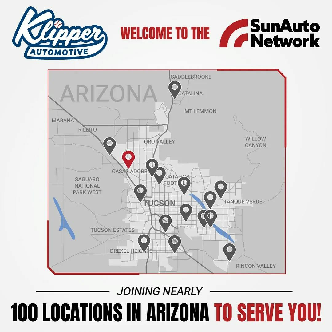'Klipper Automotive has earned the trust of its customers through a strong commitment to quality service and community relationships,&rdquo; says Chris Doster, regional vice president, Sun Auto Tire & Service.