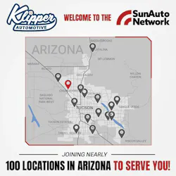 'Klipper Automotive has earned the trust of its customers through a strong commitment to quality service and community relationships,” says Chris Doster, regional vice president, Sun Auto Tire & Service.