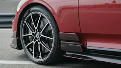 The Pirelli P Zero Trofeo RS is a semi-slick tire that is street-legal 'yet engineered with a clear track-focused philosophy,' according to Pirelli & Cie SpA officials.