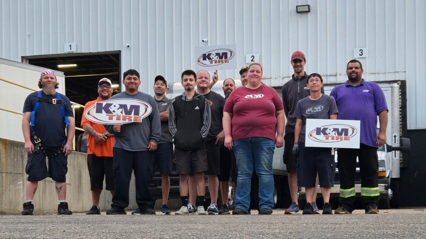 K&amp;M Tire Inc.'s new distribution center in Walker, Mich. has three times the space of the company's old Grandville, Mich., facility.